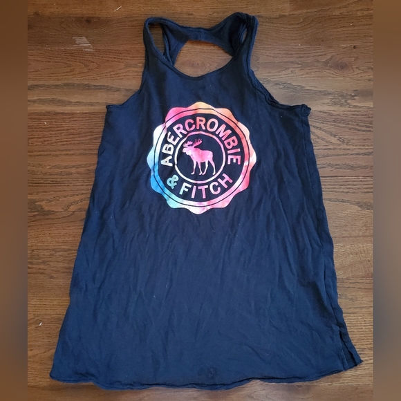 abercrombie kids Swim Abercrombie Kids Girls 9 Blue Logo Tshirt